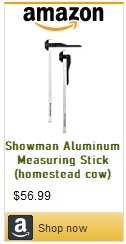 buy homestead & standard size cattle measuring stick